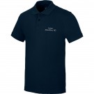POLO SSL JOB+ P LOGO NAVY X